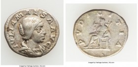 Julia Maesa (AD 218-224/5). AR denarius (18mm, 3.07 gm, 12h). Choice Fine. Rome, AD 218-220. IVLIA MAESA AVG, draped bust of Julia Maesa right, hair p...