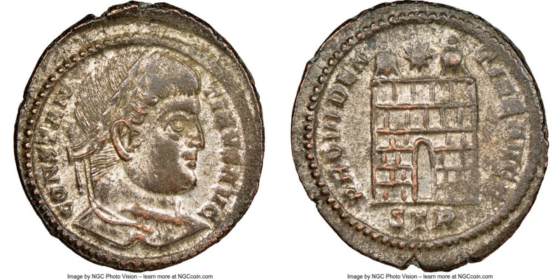 Constantine I the Great (AD 307-337). AE3 or BI nummus (21mm, 3.71 gm, 7h). NGC ...