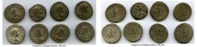 ANCIENT LOTS. Roman Provincial. AD 3rd century. Lot of eight (8) BI tetradrachms. XF. Includes: BI tetradrachm (8), various rulers. Total eight (8) co...