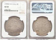 Charles IV 8 Reales 1799 So-DA AU50 NGC, Santiago mint, KM51.

HID09801242017

© 2020 Heritage Auctions | All Rights Reserved