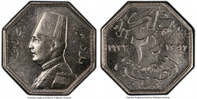 Fuad I Specimen 2-1/2 Milliemes AH 1352 (1933) SP64 PCGS, British Royal mint, KM356. Ex. Kings Norton Mint Collection

HID09801242017

© 2020 Heri...
