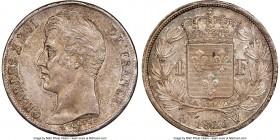 Charles X Franc 1826-W MS65 NGC, Lille mint, KM724.13. Taupe-gray toning. 

HID09801242017

© 2020 Heritage Auctions | All Rights Reserved