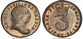 George III 3 Pence 1762 MS64+ PCGS, KM591, S-3753. Gray, gold and seafoam toning. 

HID09801242017

© 2020 Heritage Auctions | All Rights Reserved...