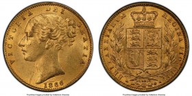Victoria gold Sovereign 1866 MS62 PCGS, KM736.2, S-3853. Die # 45. AGW 0.2355 oz. 

HID09801242017

© 2020 Heritage Auctions | All Rights Reserved...
