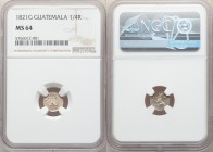 Ferdinand VII 1/4 Real 1821-G MS64 NGC, Nueva Guatemala mint, KM72. Taupe-tan tone, lustrous surfaces. 

HID09801242017

© 2020 Heritage Auctions ...