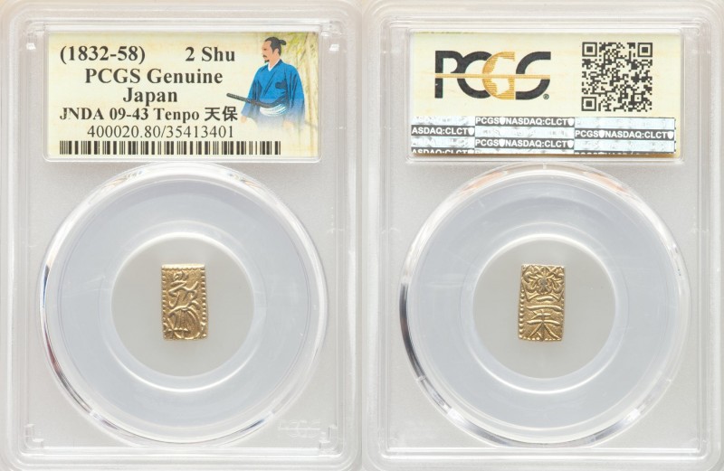 4-Piece Lot of Certified Assorted Issues Genuine PCGS, 1) Tempo gold 2 Shu ND (1...