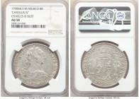 Charles IV 8 Reales 1790 Mo-FM AU58 NGC, Mexico City mint, KM107. Charles IV with portrait of Charles III. 

HID09801242017

© 2020 Heritage Aucti...