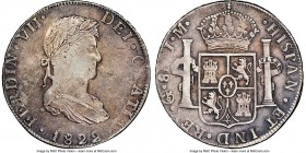 Guanajuato. Ferdinand VII "Royalist" 8 Reales 1822/1 Go-JM VF30 NGC, Guanajuato mint, cf. KM111.4 (unlisted overdate). 

HID09801242017

© 2020 He...