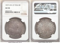 Charles IV 8 Reales 1807 LM-JP AU58 NGC, Lima mint, KM97. Lavender-gray toning. 

HID09801242017

© 2020 Heritage Auctions | All Rights Reserved