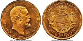 Oscar II gold 10 Kronor 1901-EB MS67 NGC, KM767. One year type, semi-prooflike fields. 

HID09801242017

© 2020 Heritage Auctions | All Rights Res...