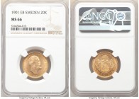 Oscar II gold 20 Kronor 1901-EB MS66 NGC, KM765. AGW 0.2593 oz. 

HID09801242017

© 2020 Heritage Auctions | All Rights Reserved