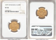 Republic gold 20 Bolivares 1879 VF35 NGC, Brussels mint, KM-Y32. AGW 0.1867 oz. 

HID09801242017

© 2020 Heritage Auctions | All Rights Reserved