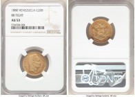 Republic gold 20 Bolivares 1880 AU53 NGC, Brussels mint, KM-Y32. "88" Tight variety. AGW 0.1867 oz. 

HID09801242017

© 2020 Heritage Auctions | A...