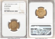 Republic gold 20 Bolivares 1887-(c) XF Details (Cleaned) NGC, Caracas mint, KM-Y32. AGW 0.1867 oz. 

HID09801242017

© 2020 Heritage Auctions | Al...