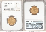 Republic gold 20 Bolivares 1912 AU55 NGC, KM-Y32. AGW 0.1867 oz. 

HID09801242017

© 2020 Heritage Auctions | All Rights Reserved