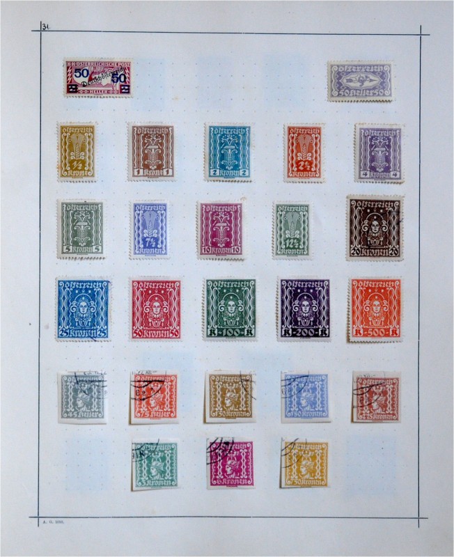 Diverses / Briefmarken LOT Sammlung Briefmarken, 30 Ordner, dabei "Renner-Block"...