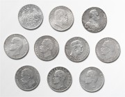 Münzen Ausland Deutschland II. Deutsches Kaiserreich 1871 - 1918 LOT Lot 10 Stück 3 Mark 165,57g ss/vz