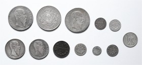 Münzen Ausland Mexiko LOT 11 Stück, diverse Nominale, z. B. 3x 1 Peso, 2x 50 Cent, keine doppelt. ss+