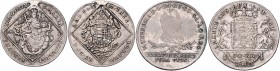 Münzen Römisch Deutsches Reich - Habsburgische Erb- und Kronlande Maria Theresia 1740 - 1780 LOT 30 Kreuzer 1767 (Hksp.) und 30 Kreuzer 1775 Wien für ...