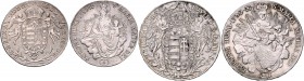 Münzen Römisch Deutsches Reich - Habsburgische Erb- und Kronlande Diverse Herrscher LOT Madonnentaler 1783 B und 1/2 Madonnentaler 1789 A ss+ - f.vz