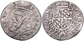 Deutschland vor 1871 Bayern Albert V. der Großmütige 1550 - 1579 Denar o. Jahr min. Schrötlingsfehler Hahn 50 3,85g ss
