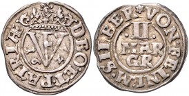 Deutschland vor 1871 Braunschweig- Wolfenbüttel Friedrich Ulrich 1613 - 1634 2 Mariengroschen 1627 Welter 1113 1,25g ss
