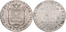 Deutschland vor 1871 Braunschweig-Wolfenbüttel Karl Wilhelm Ferdinand 1780 - 1806 16 Gute Groscjen 1786 Welter 2911. 14,00g vz/stgl