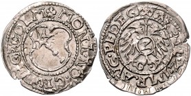 Deutschland vor 1871 Bremen Stadt Sware Penning nach 1403 Schlüsselschild, an den Seiten und oben je drei Punkte Rv. Der hl. Petrus mit Schwert und Sc...