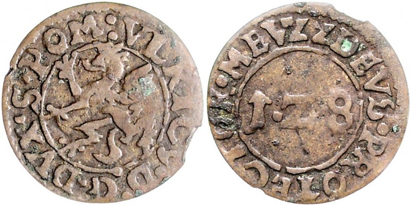 Deutschland vor 1871 Cammin, Bistum Ulrich 1618 - 1622 Dreiling ( 1/128 Taler) 1...