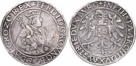 Ferdinand I. 1521 - 1564 Taler o.J. Hall M./T. 114, Dav. 8026. 28,54g ss+