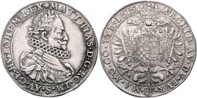 Matthias II. 1612 - 1619 1/2 Taler 1616 KB Kremnitz ss+