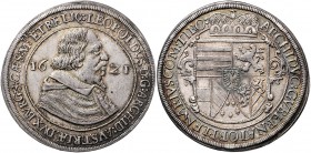 Erzherzog Leopold V. 1626 - 1632 Taler 1621 Hall M./T. 422 28,51g vz/stgl