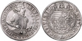 Erzherzog Leopold V. 1626 - 1632 Taler 1632 Hall M./T. 473 var. 28,52g ss/vz