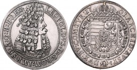 Leopold I. 1657 - 1705 Taler 1701 Hall Her. 649 28,62g vz