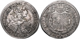 Joseph I. 1705 - 1711 Taler 1706 Graz Her. 126 28,33g f.vz