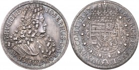 Joseph I. 1705 - 1711 Taler 1706 Hall Her. 129 28,70g vz/stgl