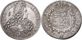 Joseph I. 1705 - 1711 Taler 1707 Hall Her. 130 29,09g vz