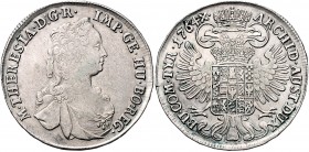 Maria Theresia 1740 - 1780 1/2 Taler 1764 Hall Her. 658 13,90g ss/vz