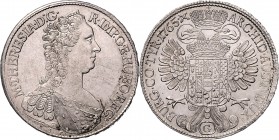 Maria Theresia 1740 - 1780 Taler 1765 SC//G Günzburg Her. 492 28,11g vz