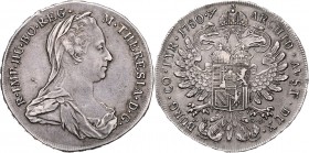 Maria Theresia 1740 - 1780 Taler 1780 AH-GS Karlsburg Hafner II. 1a var. 27,90g f.vz