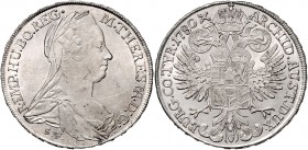 Maria Theresia 1740 - 1780 Taler 1780 S.F. Günzburg Hafner 32a 28,07g stgl