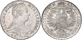 Maria Theresia 1740 - 1780 Taler 1780 S.F. Günzburg Hafner 32b 28,02g vz/stgl
