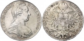 Maria Theresia 1740 - 1780 Taler 1780 S.F. Mailand 1780 X . Hafner 46 27,92g ss/vz