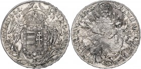 Joseph II. als Alleinregent 1780 - 1790 Madonnentaler 1782 B Kremnitz Her. 147 28,07g vz/stgl
