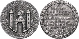 Franz Joseph I. 1848 - 1916 Schützenmedaille 1914 Wien Schützenpreis auf das IX. Niederösterreichischen Landesverband Schießen in Waidhofen an der Ybb...