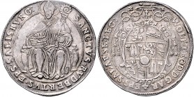 Erzbistum Salzburg Wolf Dietrich von Raitenau 1587 - 1612 Taler o. Jahr Salzburg HZ 975 28,77g ss/vz