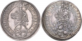 Erzbistum Salzburg Maximilian Gandolf Graf von Küenburg 1668 - 1687 Taler 1671 Salzburg HZ 1995 28,11g vz