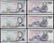 Five Pounds Somerset QE2 pictorial & The Duke of Wellington B343 L (Lithography) Reverse issues 1980 (7) all LAST series prefixes and some could relat...