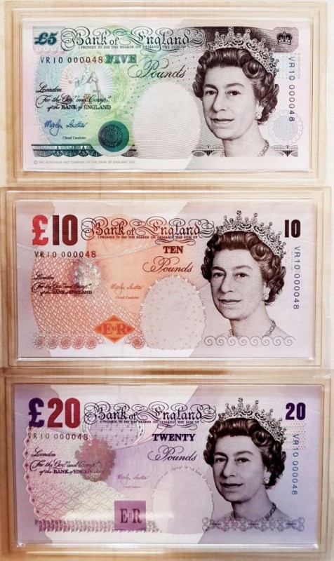 Bank of England Limited Edition Special Prefix Commemorative Queen Victoria Cent...