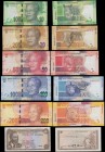 Africa (13) all in various grades to UNC and a pleasing amalgamation of notes including a South Africa Reserve Bank Full Denomination set of the ND 20...